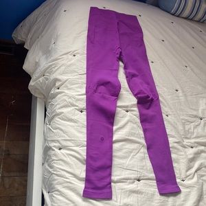 Lululemon purple leggings size 2